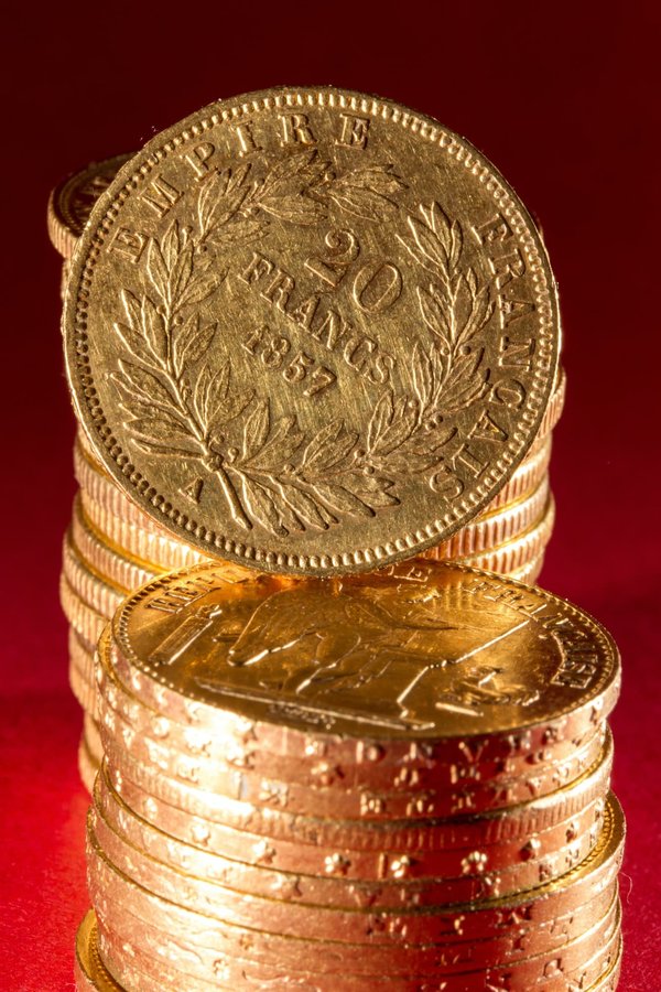 L'évolution du prix des 20 francs Marianne Coq depuis 1990